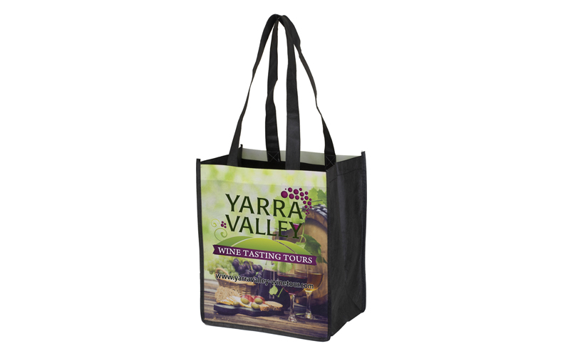 8” W x 10” H Full Color Import Air Ship Grocery Shopping Tote Bags